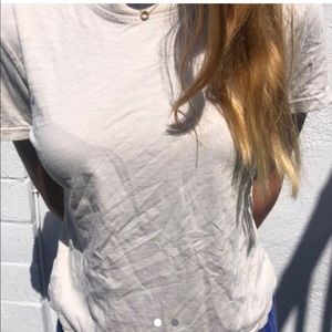 RARE BRANDY MELVILLE CREAM COLORED CROPPED TOP